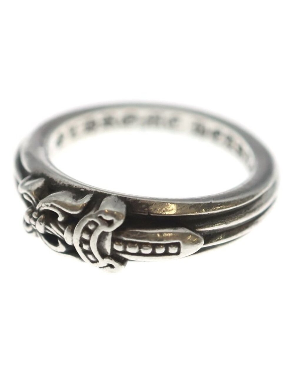 Chrome Hearts Baby Classic Dagger Ring Silver